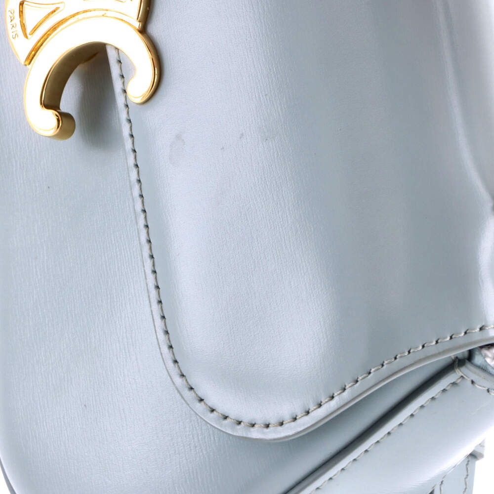 Celine Teen Lola Triomphe Top Handle Bag Leather - Picture 7 of 7